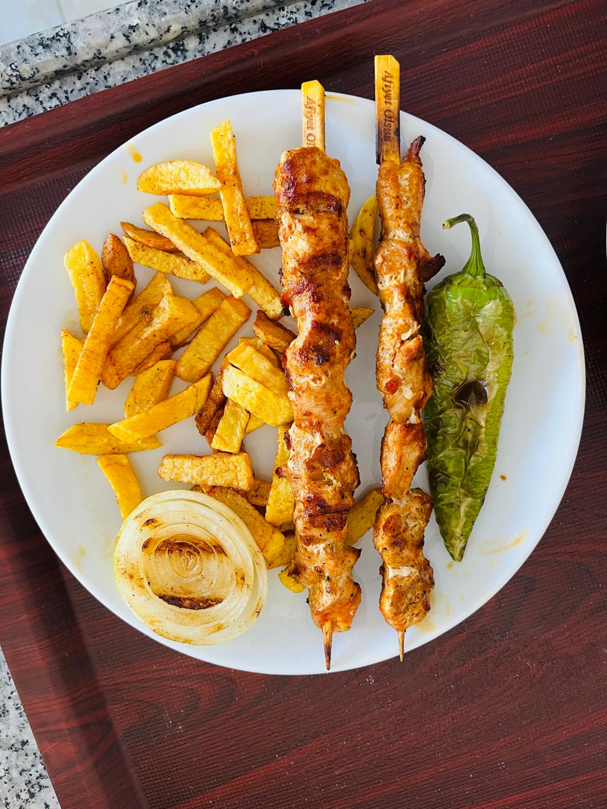  Tavuk Çöp Şiş 